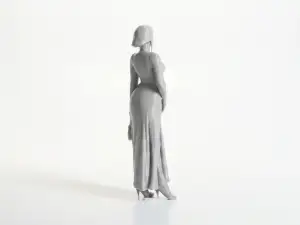 Elegant Woman Figure Female Statue 3D Printable