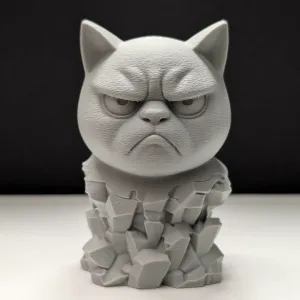 Grumpy Cat - Stone Bust