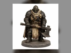 Crypt Knight Short Heavy Axe