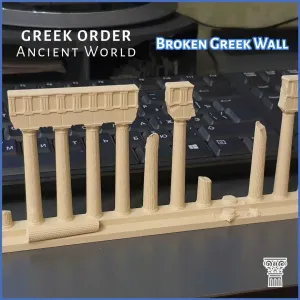 Broken Greek Wall - Ancient World