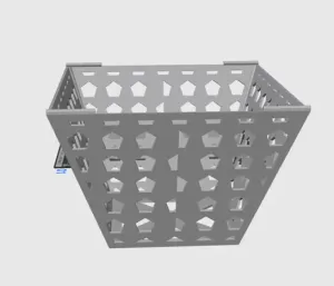 Drone Flower Dropping Box