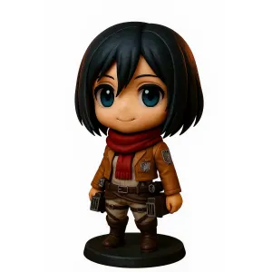Chibi Mikasa For 3d Printing