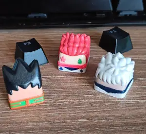 Hunters Keycaps collection - Gon - Killua - Hisoka - Mechani
