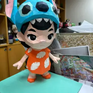 lilot fier amiga  Stitch