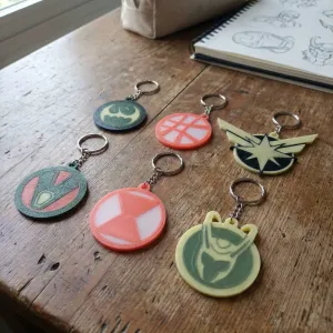 Marvel Mystic Heroes Keychain set