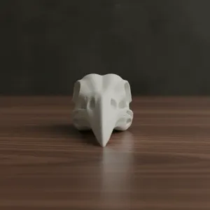 Bird Skull Model for 3D Printing