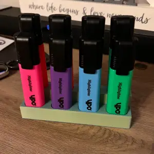 Stacked YPO Highlighter Pen Holder/Desk Stand