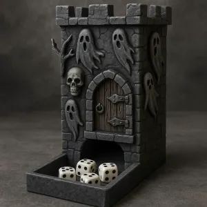 Gothic Haunted Dice Tower
