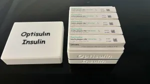 Optisulin Cartridge Box (5x3ml) Insulin Storage Case