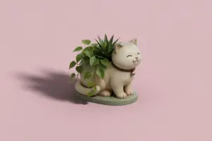 Cute Cat Planter