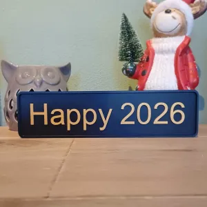 Happy 2026 Display Sign