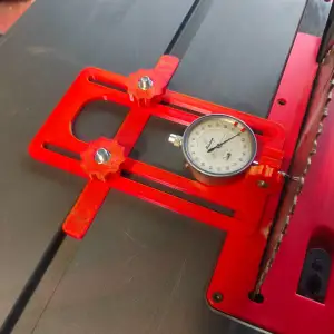 table saw blade and fence alignment jig