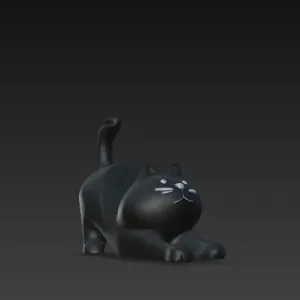 Soporte básico para celular de gato