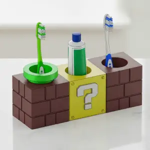 Gamer Bathroom Support - Question Mark Blocks and Bricks