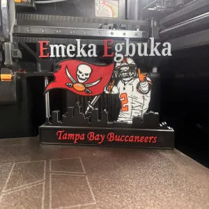 NFL - Tampa bay Buccaneers Emeka Egbuka display