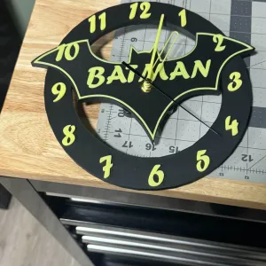 Superhero wall clock