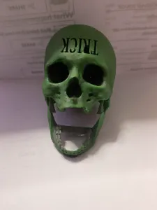 Trick ore treat bag skull