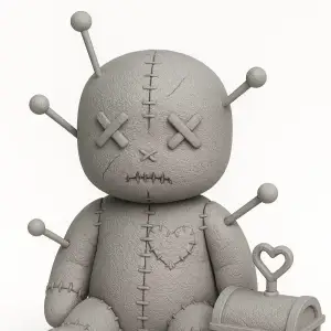Stitched Companion Scary Voodoo Halloween Doll