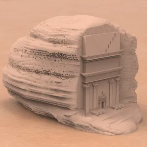 تصميم ثلاثي الأبعاد لقصر الفريد بالمملكة العربية السعودية