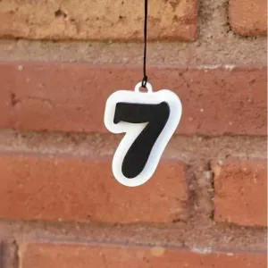 Number 7 Keychain