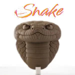 Snake Head - Wall Sculpture