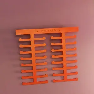 Under-Shelf Angled Medal Holder – Clink-Free!