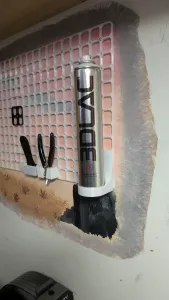 Opengrid spray bottle holder