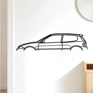 Civic Wall Art, Wall Decor, Home Decor