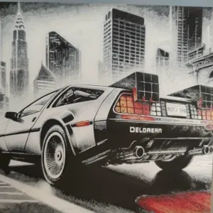 Hueforge delorean