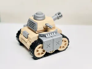 Little Steel Cannon Q-style Mini Tank
