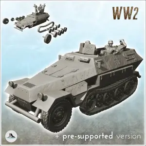 Sd.Kfz. 251-1 Ausf. A - WW2 Flames War Bolt Action