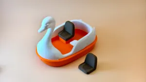 浴缸玩具:公园里的天鹅船