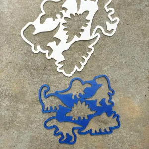 Dinosaur stencil