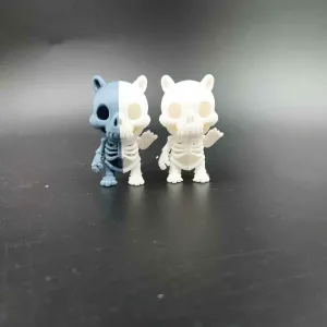 Skeleton Cute Bear Set - Toy - Kawaii - Halloween