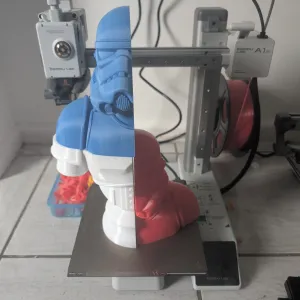 storm trooper bust in segments for large scale prints