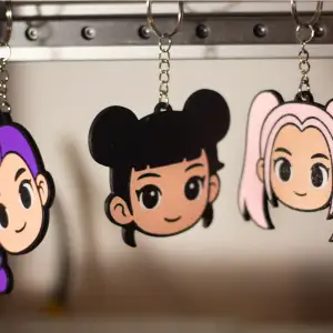 Huntrix KPop Demon Hunters Keychains
