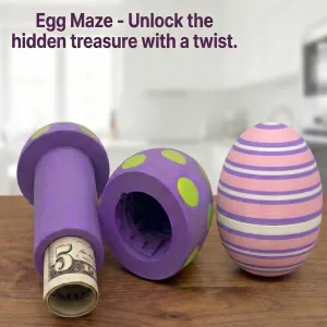 Egg Maze with a hidden prize.