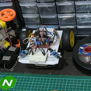 Obstacle Autonomous Analog Robot Racer Chassis