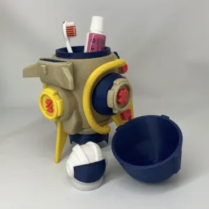 Capsule Astronaut - Kids Toothbrush Holder