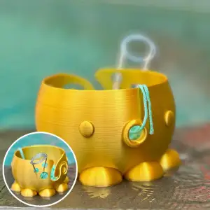 Yarn Bowl Holder for Knitting Crochet | Accessories | Gift