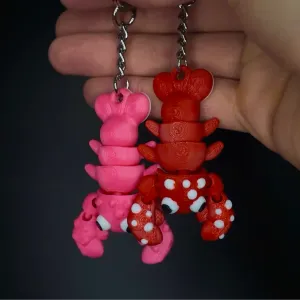 cancer mini keychain-рак мини брелок