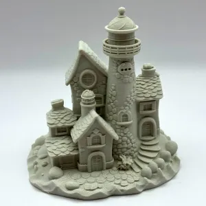 Lighthouse Scene – Coastal Fantasy Miniature