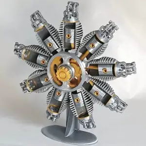 9 Cylinder Radial Engine