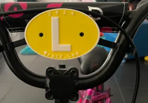Handle Bar L-Plate Kit for kids bicycle