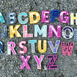 Floral Letter Signs