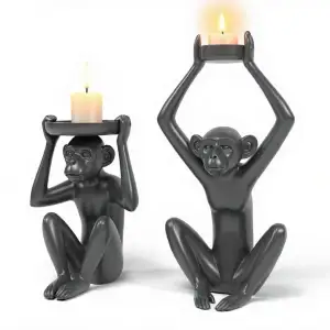 Monkey candle holders