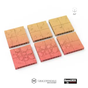 Country roads tiles
