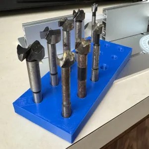 Bit holder Fortner bit holder holds 8 - 3/8" and 6 1/4" bits