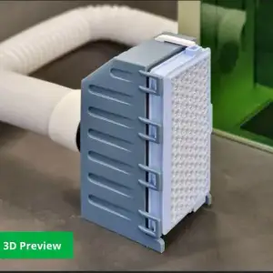 Dust Box w/ HEPA Active for Xtool F1 Laser