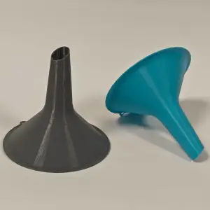 Ultralight Funnel (10g) | Fast Print + Ribbed